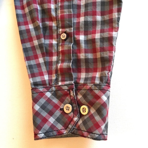 Plaid Mens Shirt LS Button Front Sz XL - Picture 7 of 12